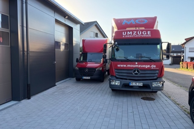 Fuhrpark von MO Umzüge in Bammental: Mercedes Atego und Sprinter